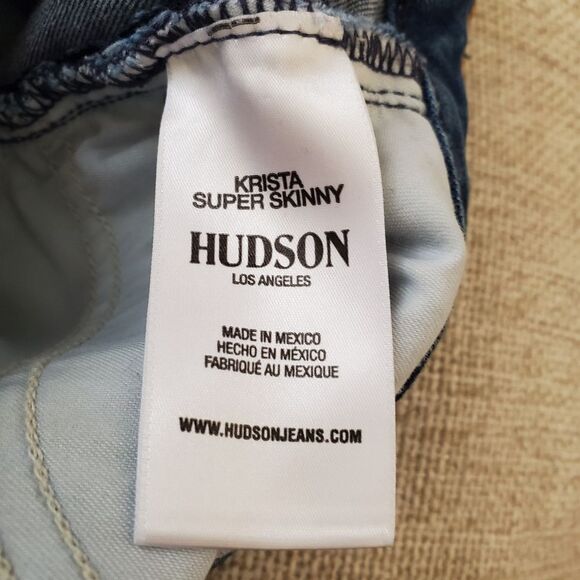 Hudson Krista Super Skinny  Jeans Sz 26 - Picture 14 of 15